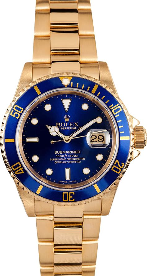 rolex submariner platinum price|rolex 16618 gold submariner blue.